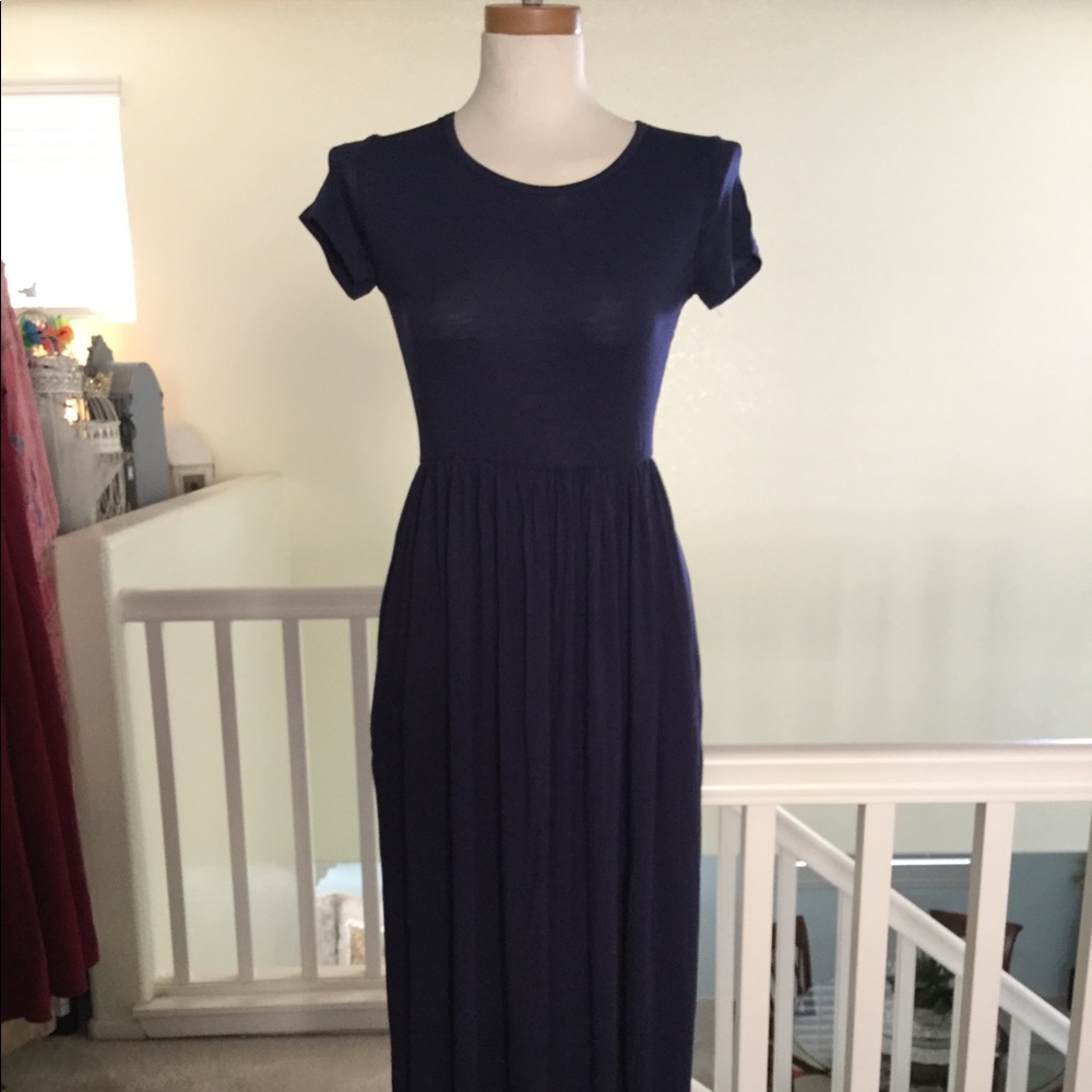 Navy blue dress